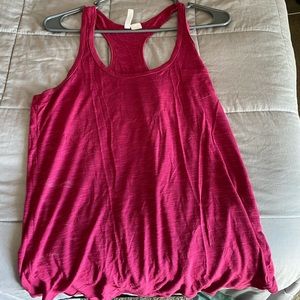 Red/purple long tank
